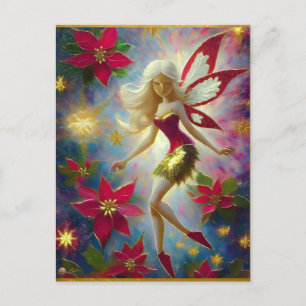 Christmas Fairy Collection - Platinum Blonde Hair Postcard