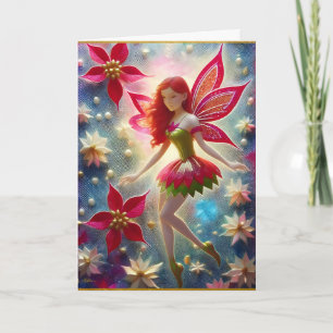 Christmas Fairy Collection - Red Hair Card