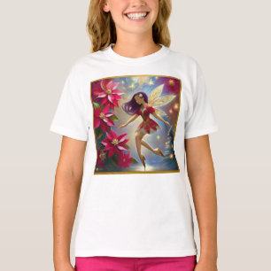 Christmas Fairy Collection - Straight Plum Hair T-Shirt