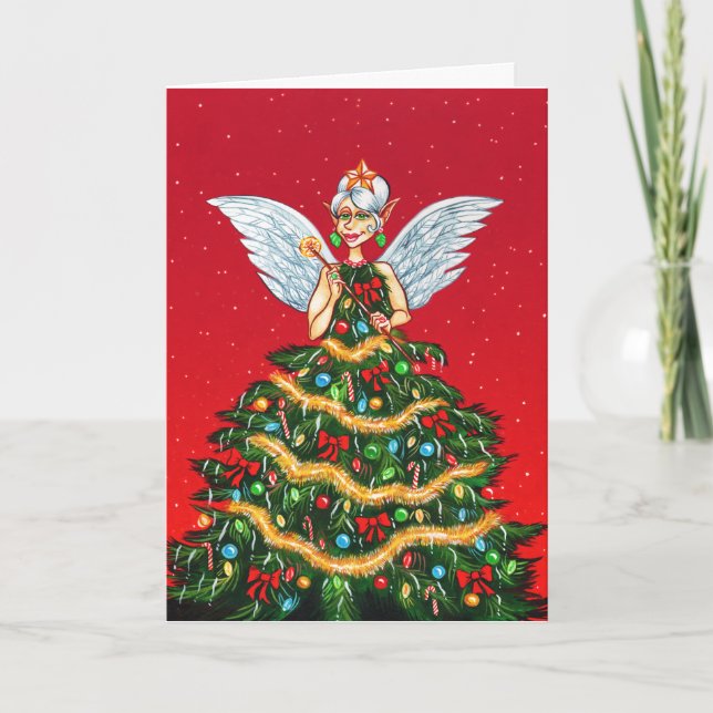 Christmas Fairy Holiday Card (Front)