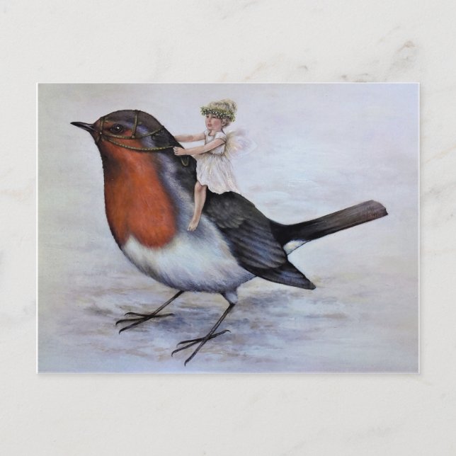 Christmas Fairy Holiday Postcard (Front)