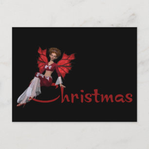 Christmas Fairy - Holiday Postcard