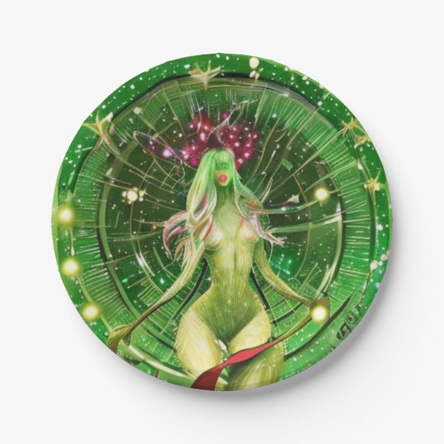 Christmas Fairy Plates (Front)