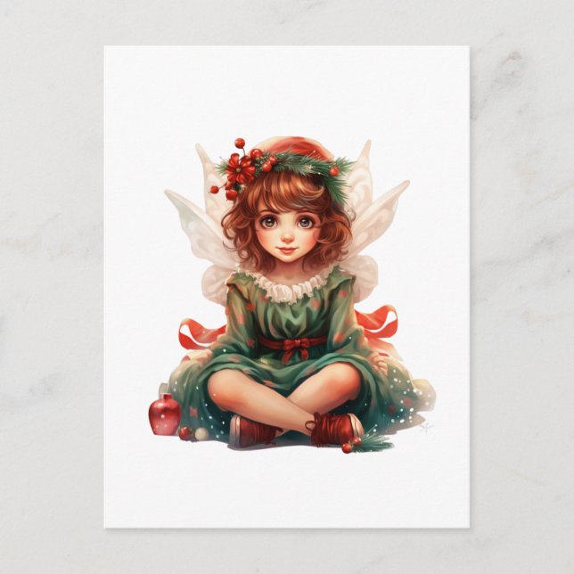 Christmas fairy postcard (Front)