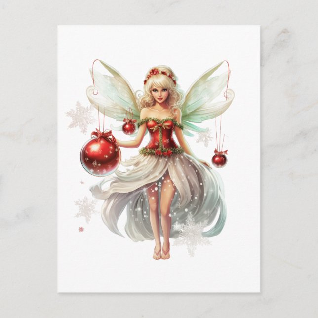 Christmas fairy postcard (Front)