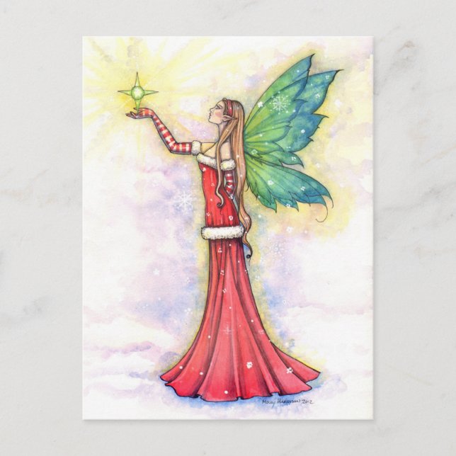 Christmas Fairy Postcard by Molly Harrison (Front)