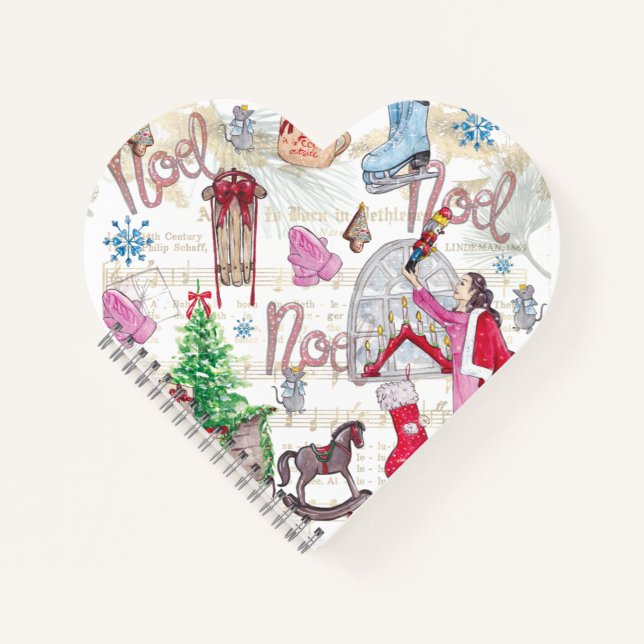 Christmas Fairy Tale watercolor Notebook (Front)