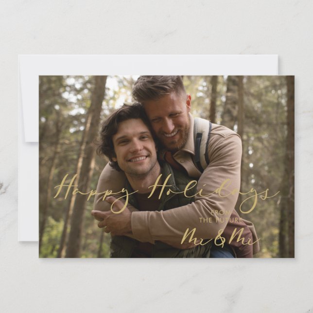 Christmas Fake Golden Future Mr & Mr Christmas (Front)