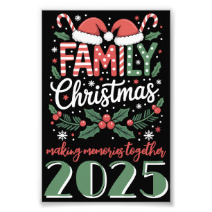 Christmas: Family Christmas 2025 Matching Outfit  Photo Print