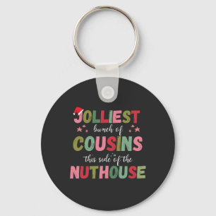 Christmas Family Cousin Reunion Matching Key Ring
