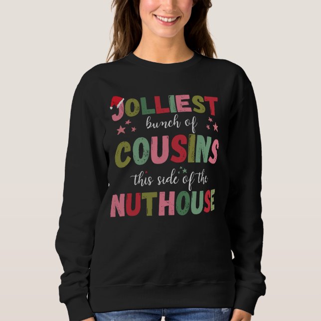 Christmas Family Cousin Reunion Matching  Sweatshirt (Front)