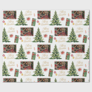 Christmas Family Frame Wrapping Paper