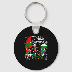 Christmas Family Matching Pajamas Chaos Coordinato Key Ring