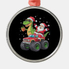 Christmas Family Matching Santa Truck Dinosaur 