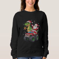 Christmas Family Matching Santa Truck Dinosaur