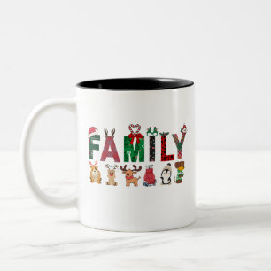 Christmas Family Matching Shirts   holiday family  Two-Tone Coffee Mug