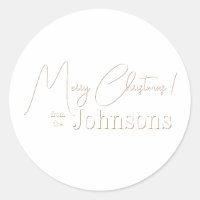 Christmas Family Minimal Boho White
