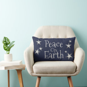 Christmas  - Family Name - Pillow - Peace On Earth