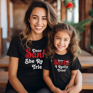 Christmas Family Personalised Funny Dear Santa Kid T-Shirt