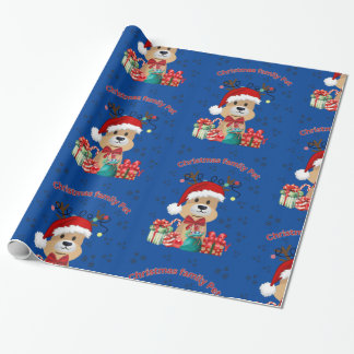 Christmas family Pet Wrapping Paper