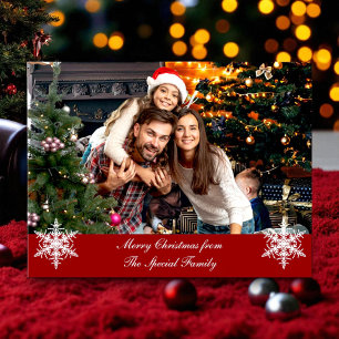 Christmas Family Photo Customised Personalised Holiday Postcard
