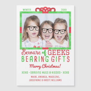 Christmas Family Photo Funny Geeks Holiday
