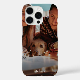 Christmas Family Photo Personalised iPhone 16 Pro Case