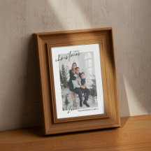 Christmas Family Photo Poster And Print