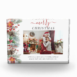 Christmas Family Photo Script Berries Block