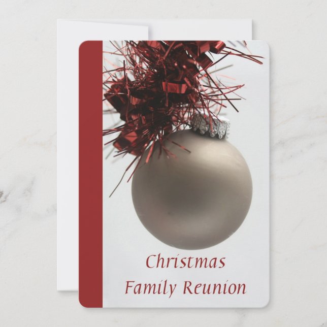 Christmas Family Reunion Invitation (Front)
