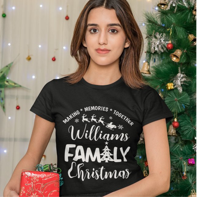Christmas Family Reunion with Name T-Shirt (Creator Uploaded)