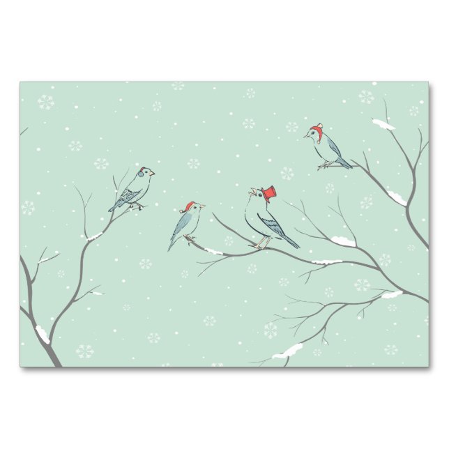 Christmas Family  Table Card (Front)