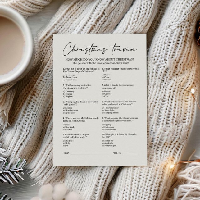 Christmas Family Trivia Game (Creator Uploaded)