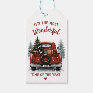 Christmas fancy gift tag