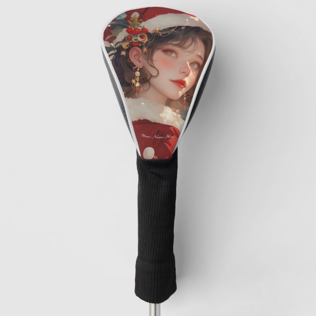 Christmas Fantasy: Holiday Romance Golf Head Cover (Front)