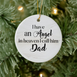 Christmas Father Memorial Ceramic Tree Decoration