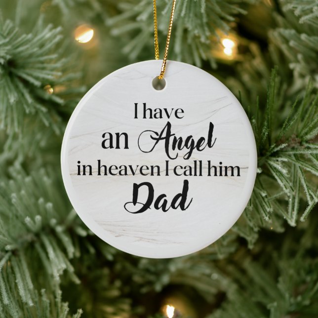 Christmas  Father Memorial  Ceramic Tree Decoration (Tree)
