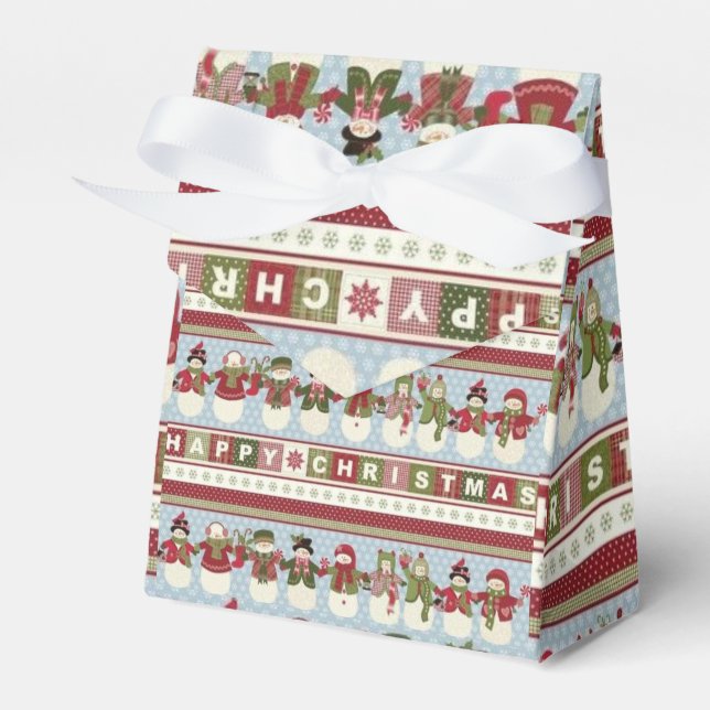 Christmas Favour Box (Front Side)