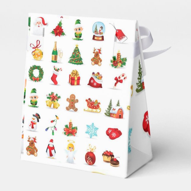 Christmas Favour Box (Back Side)