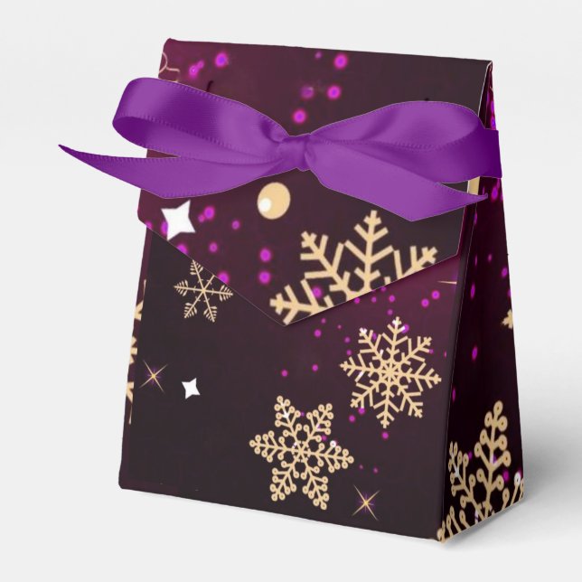 Christmas Favour Box (Front Side)