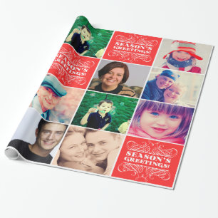 Christmas Favourite Photos Gift Wrapper Wrapping Paper