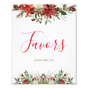 Christmas Favours Sign