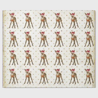 CHRISTMAS FAWN Wrapping Paper
