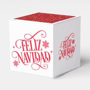 Christmas Feliz Navidad Favor Gift Box