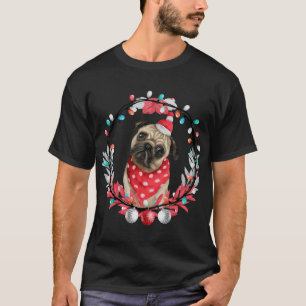 Christmas festival shirt 2022 with pug puppies Dog