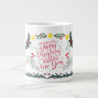 Christmas festival wishes mug