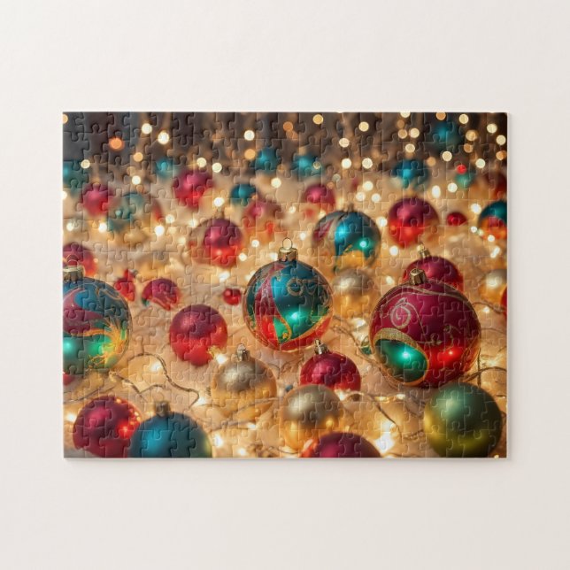 Christmas Festive Holiday Decoration Celebration Jigsaw Puzzle (Horizontal)