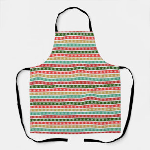 Christmas Festive patterns and colours Apron