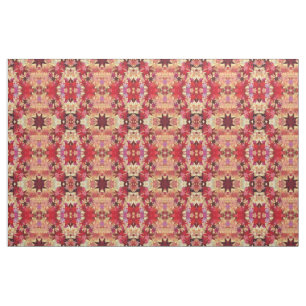 Christmas Festive Stars Cluster Abstract Fabric