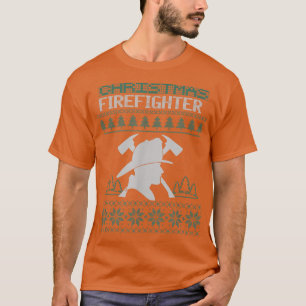 Christmas Firefighters Office Holiday Party  T-Shirt
